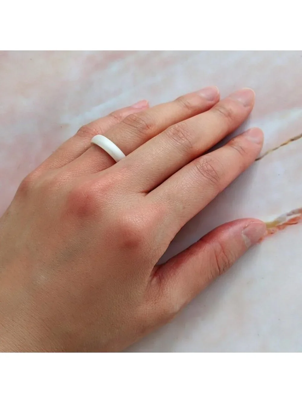 Breathable Silicone Wedding Rings for Men & Women | Colorful Rubber Bands, Sizes